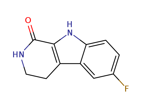 1H-Pyrido[3,4-b]indol-1-one, 6-fluoro-2,3,4,9-tetrahydro-