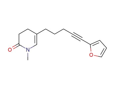 5-(5-(furan-2-yl)pent-4-ynyl)-1-methyl-3,4-dihydropyridin-2(1H)-one