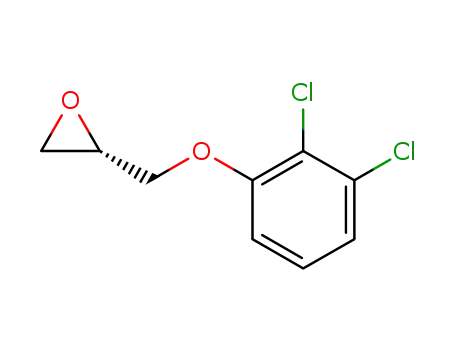 Molecular Structure of 134598-06-4 (Oxirane, [(2,3-dichlorophenoxy)methyl]-, (S)-)
