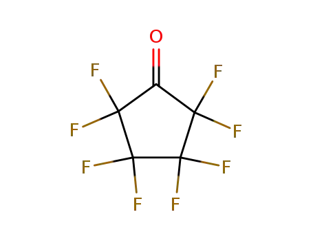 Molecular Structure of 376-66-9 (Cyclopentanone, octafluoro-)
