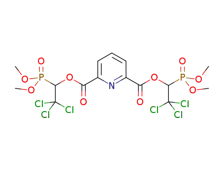 O,O-dimethyl-2,6-pyridinyldi(formyloxy-trichloromethyl-methylphosphonate)