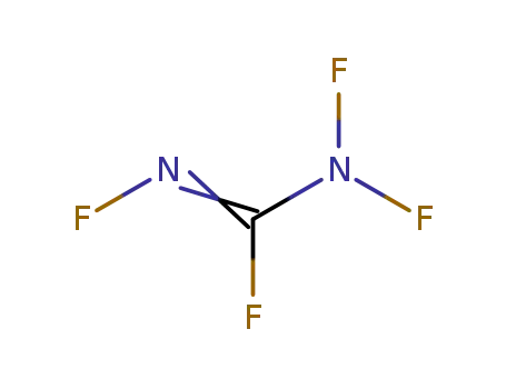 Molecular Structure of 14362-70-0 (Carbamimidic fluoride,N,N,N'-trifluoro-)