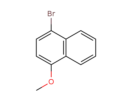Molecular Structure of 5467-58-3 (1-bromo-4-methoxy-naphthalene)