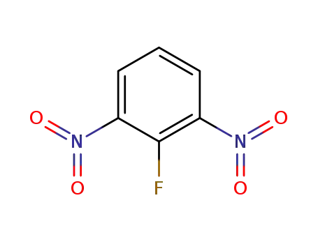 Molecular Structure of 573-55-7 (Benzene, 2-fluoro-1,3-dinitro-)