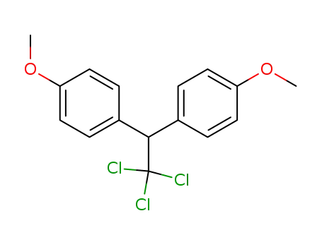 Molecular Structure of 72-43-5 (Benzene,1,1'-(2,2,2-trichloroethylidene)bis[4-methoxy-)