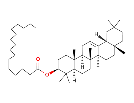Molecular Structure of 5973-06-8 (amyrin palmitate)