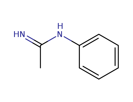 Molecular Structure of 14277-00-0 (Ethanimidamide,N-phenyl-)