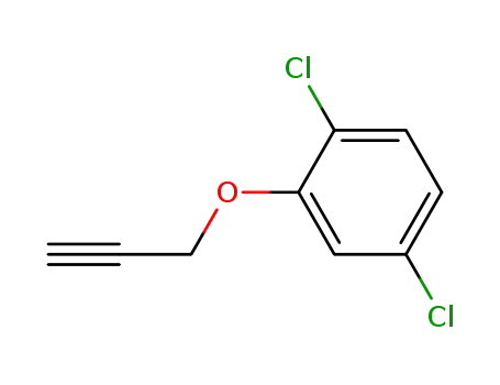 Molecular Structure of 15945-66-1 (Benzene, 1,4-dichloro-2-(2-propynyloxy)-)