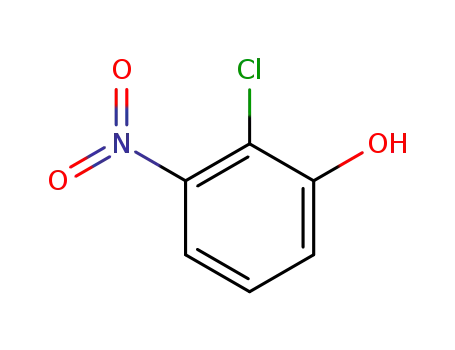 Molecular Structure of 603-84-9 (2-chloro-3-nitro-phenol)
