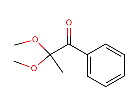 Molecular Structure of 38868-78-9 (1-Propanone, 2,2-dimethoxy-1-phenyl-)