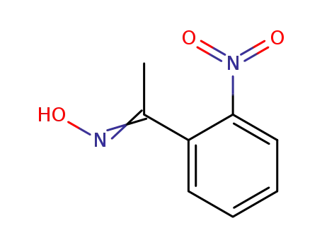 Molecular Structure of 10342-62-8 (Ethanone, 1-(2-nitrophenyl)-, oxime)
