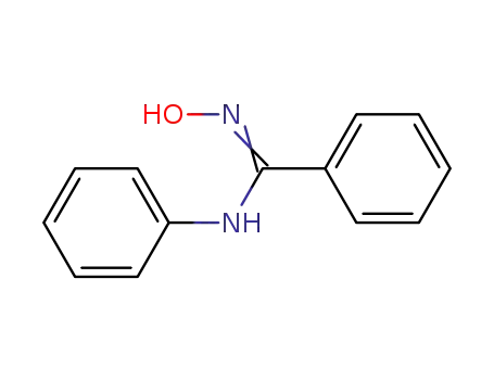 Molecular Structure of 3488-57-1 (N-hydroxy-N-phenyl-benzenecarboximidamide)