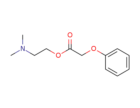 Molecular Structure of 50837-15-5 (Acetic acid, phenoxy-, 2-(dimethylamino)ethyl ester)