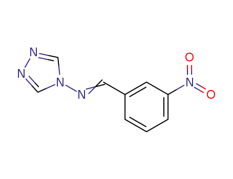 Molecular Structure of 32787-80-7 (N-(3-nitrobenzylidene)-4H-1,2,4-triazol-4-amine)