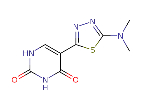 5-(5-(dimethylamino)-1,3,4-thiadiazol-2-yl)pyrimidine-2,4(1H,3H)-dione