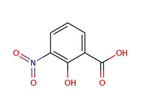 Molecular Structure of 85-38-1 (3-Nitrosalicylic acid)