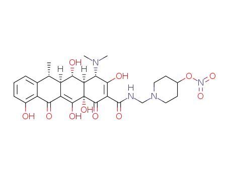 amido-N-[4-nitrooxypiperidinomethyl]-α-6-deoxy-5-oxytetracycline