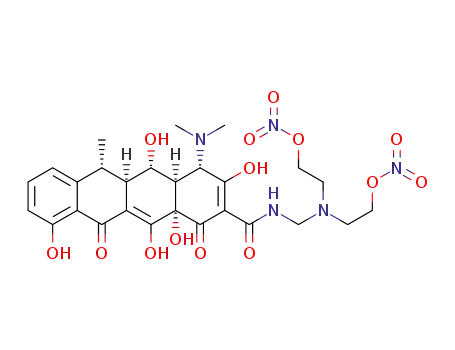 amido-N-[N,N-diethylnitrate-aminomethyl]-α-6-deoxy-5-oxytetracycline