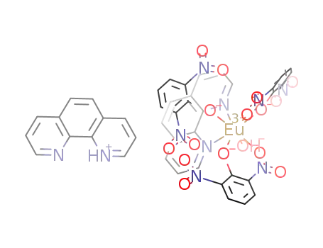 [europium(III)(2,6-dinitrophenol(-H))3(hydroxy)(1,10-phenanthroline)](1,10-phenanthroline(+H))