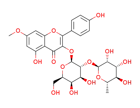 rhamnocitrin-3-O-α-L-rhamnopyranosyl-(1->2)-β-D-galactopyranoside