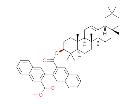 methyl (3β)-olean-12-en-3-yl 2,2'-binaphthalene-3,3'-dicarboxylate