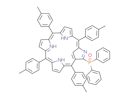 5,10,15,20-tetratolyl-2-aza-3-diphenylophosphoryl-21-carbaporphyrin