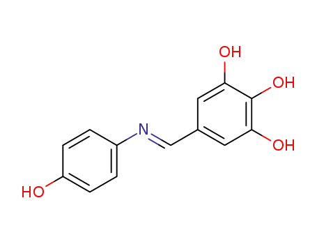 (E)-5{(4-hydroxyphenylimino)methyl}benzene-1,2,3-triol