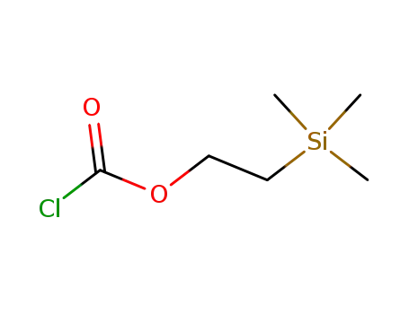 Molecular Structure of 20160-60-5 (Carbonochloridic acid, 2-(trimethylsilyl)ethyl ester)