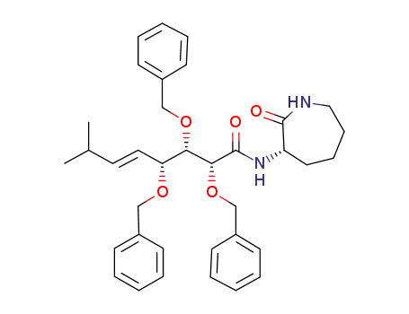 (2R,3S,4R,E)-2,3,4-tris(benzyloxy)-7-methyl-N-((S)-2-oxoazepan-3-yl)oct-5-enamide