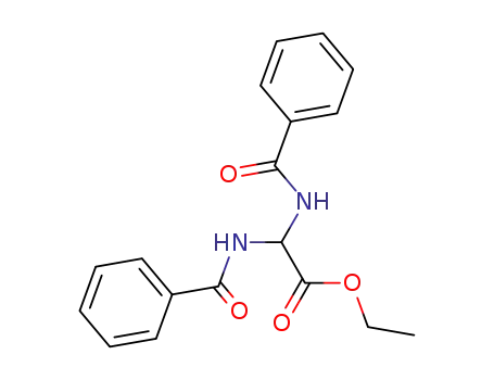 Molecular Structure of 51933-59-6 (Acetic acid, bis(benzoylamino)-, ethyl ester)