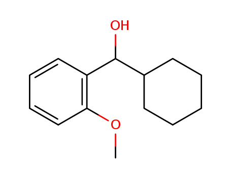 Molecular Structure of 92300-73-7 (Benzenemethanol, a-cyclohexyl-2-methoxy-)
