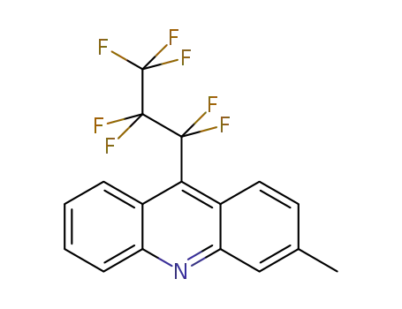 3-methyl-9-(heptafluoropropyl)acridine