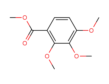Molecular Structure of 6395-18-2 (Methyl 2,3,4-trimethoxybenzoate)