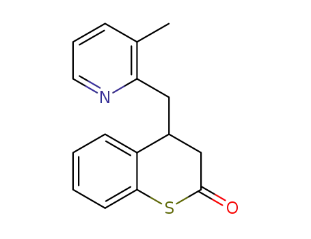 4-((3-methylpyridin-2-yl)methyl)thiochroman-2-one