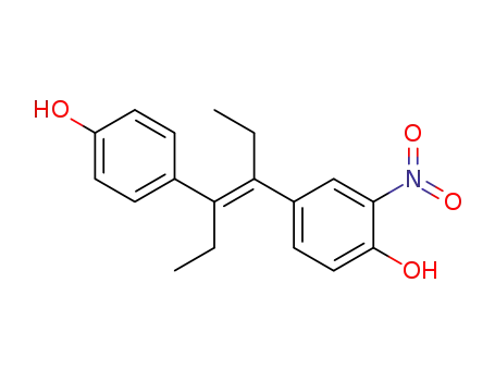 3-(4-hydroxy-3-nitrophenyl)-4-(4-hydroxyphenyl)-3-hexene