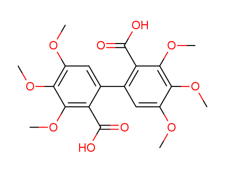 [1,1'-Biphenyl]-2,2'-dicarboxylic acid, 3,3',4,4',5,5'-hexamethoxy-