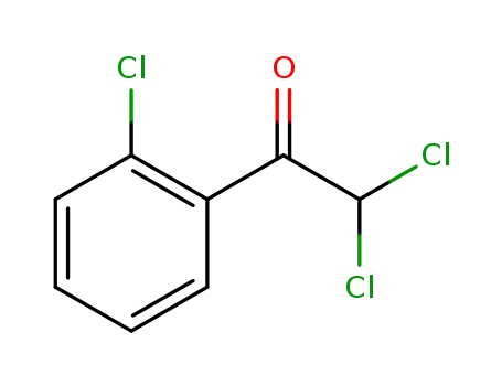 Molecular Structure of 24123-67-9 (2,2-dichloro-1-(2-chlorophenyl)ethanone)