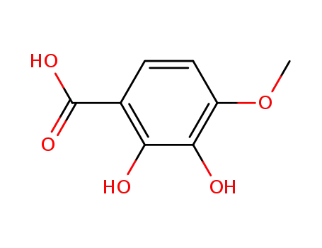 Molecular Structure of 3934-81-4 (2,3-DIHYDROXY-4-METHOXYBENZOIC ACID)
