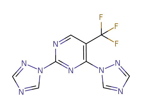 2,4-bis[1,2,4]triazol-1-yl-5-trifluoromethylpyrimidine