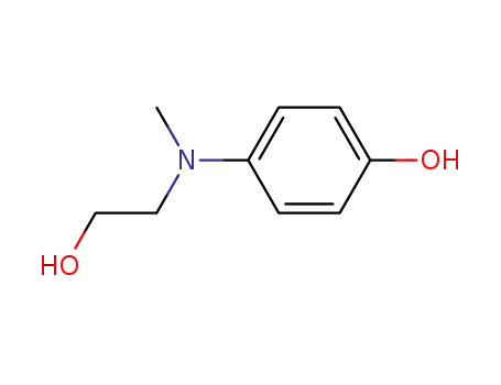 Molecular Structure of 13278-69-8 (Phenol, 4-[(2-hydroxyethyl)methylamino]-)