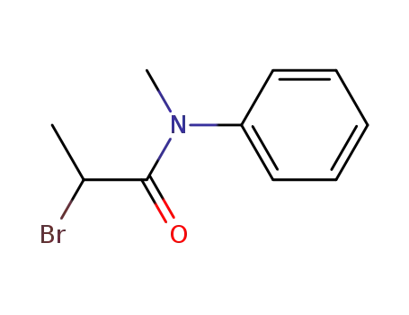 Molecular Structure of 2620-11-3 (Propanamide, 2-bromo-N-methyl-N-phenyl-)