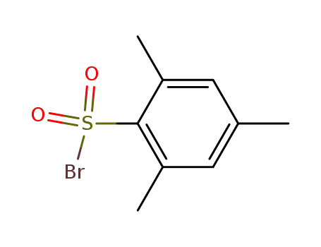 Molecular Structure of 60057-49-0 (Benzenesulfonyl bromide, 2,4,6-trimethyl-)