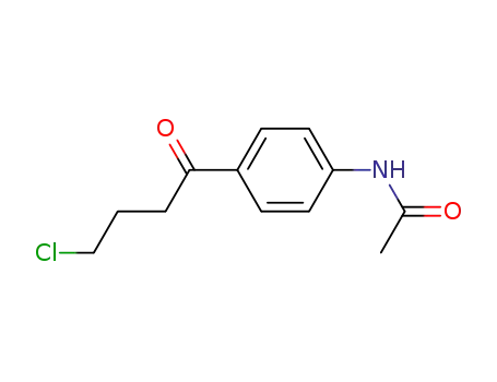 Molecular Structure of 56924-11-9 (Acetamide, N-[4-(4-chloro-1-oxobutyl)phenyl]-)