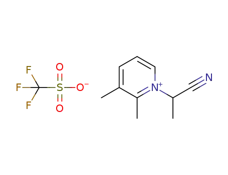 1-(1-cyanoethyl)-2,3-dimethylpyridinium triflate