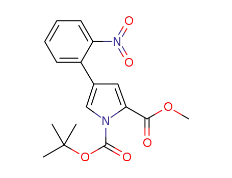 1-tert-butyl 2-methyl 4-(2-nitrophenyl)-1H-pyrrole-1,2-dicarboxylate