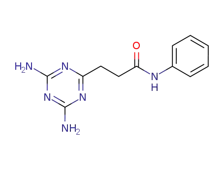 3-(diamino-[1,3,5]triazin-2-yl)-propionic acid anilide