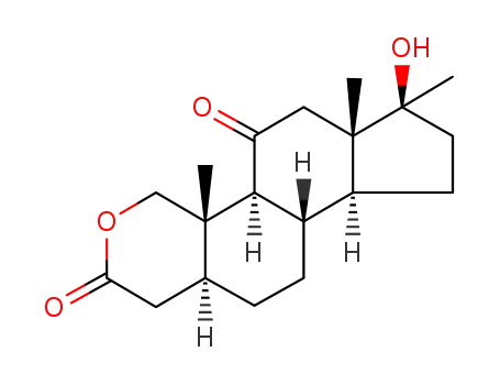 17β-hydroxy-17α-methyl-2-oxa-5α-androstan-3,11-dione