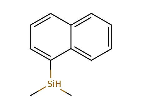 Molecular Structure of 38274-80-5 (Silane, dimethyl-1-naphthalenyl-)