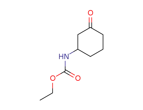 Molecular Structure of 38031-97-9 (Carbamic acid, (3-oxocyclohexyl)-, ethyl ester)