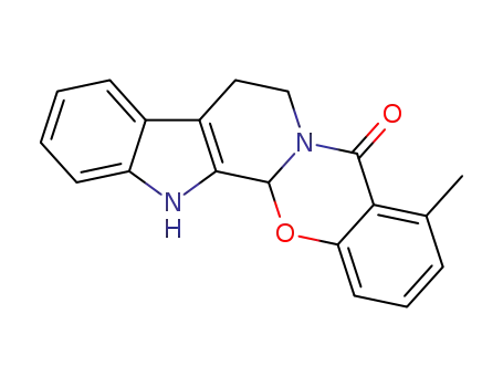 4-methyl-7,8,13,13b-tetrahydro-5H-benzo[5',6'][1,3]oxazino[3',2':1,2]pyrido[3,4-b]indol-5-one